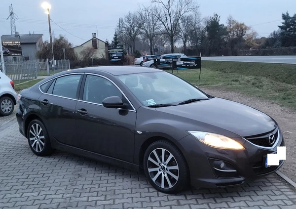 Mazda 6 cena 24990 przebieg: 190000, rok produkcji 2011 z Kutno małe 407